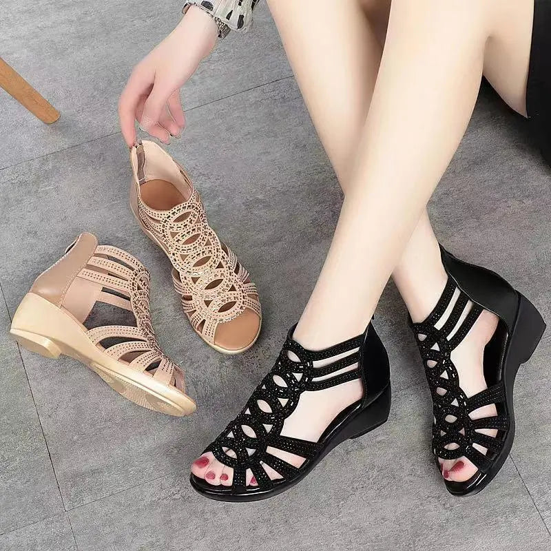 Ladies Soft Sandals Roman Shoes null