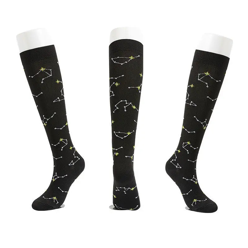 Cycling Socks, Sports Compression Socks, Mixable Compression Socks null