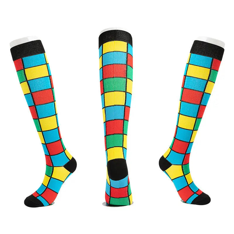 Cycling Socks, Sports Compression Socks, Mixable Compression Socks null