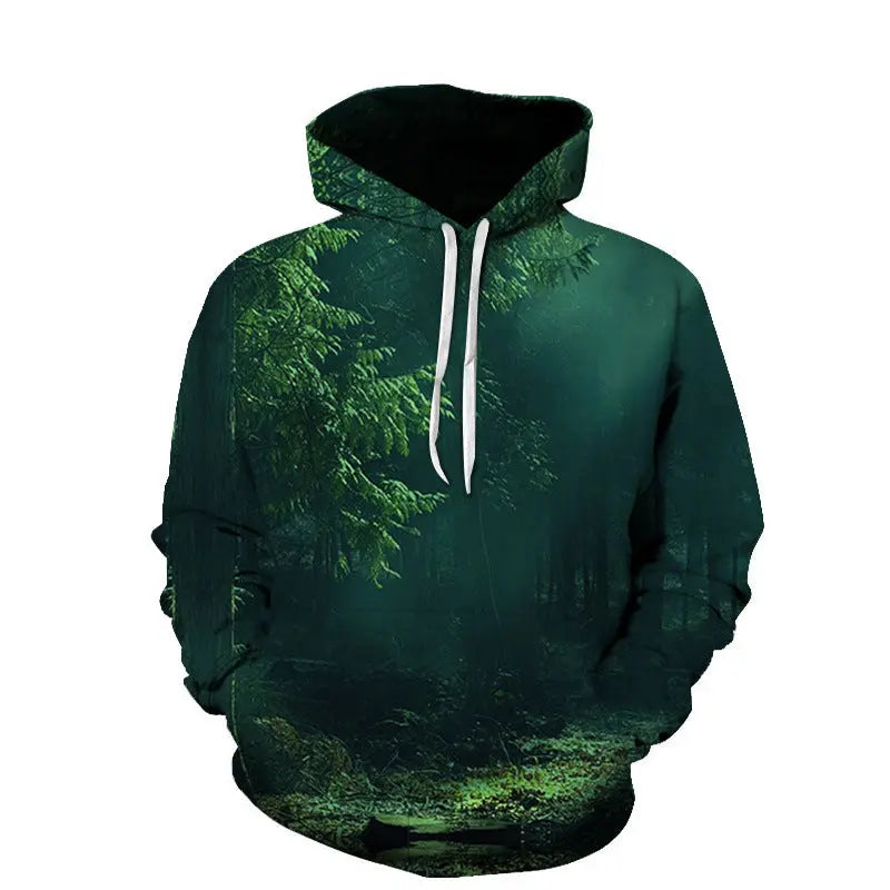 Beach Maple Leaf Couples Sport Sweaters Men And Women Casual Hoodies null