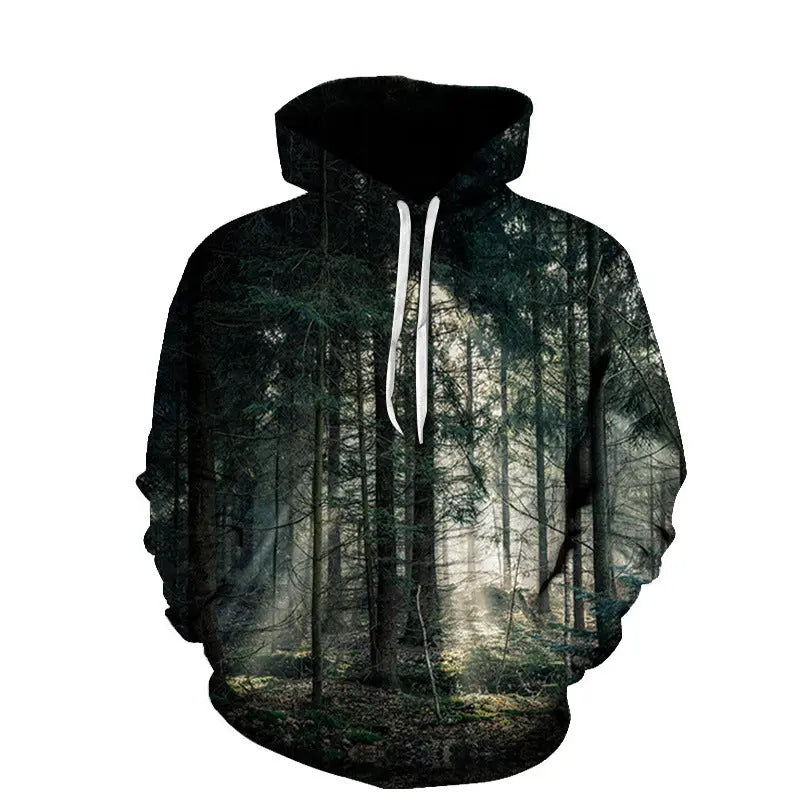 Beach Maple Leaf Couples Sport Sweaters Men And Women Casual Hoodies null