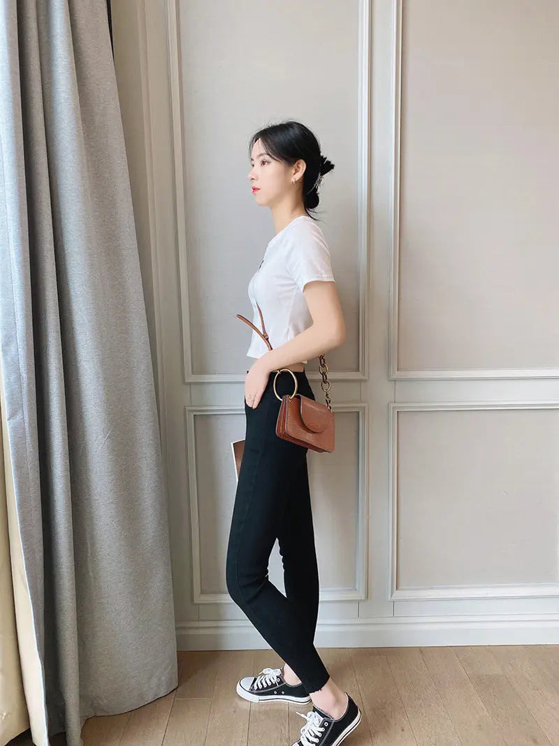 Leggings Stretch Slim Leggings null
