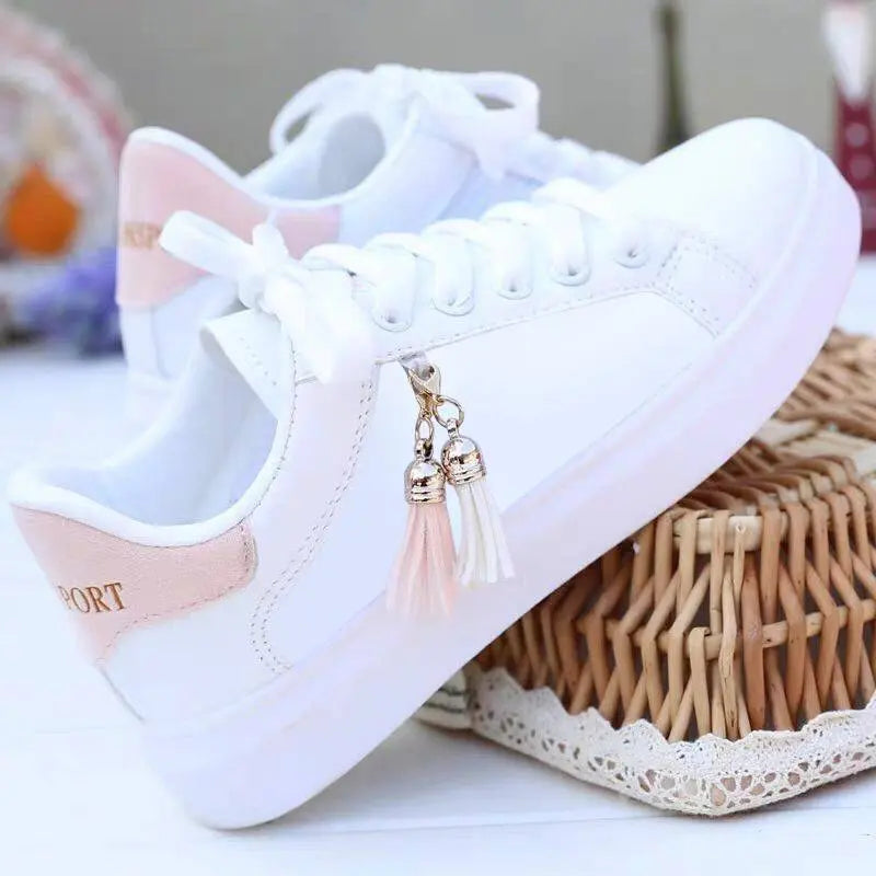 Mesh White Shoes Ladies Fashion Breathing Shoes null