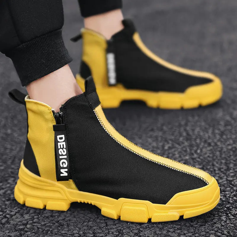 Mens Casual Shoes Sneakers Athletic Leisure Sports Fashion High Top Outdoor Gym null