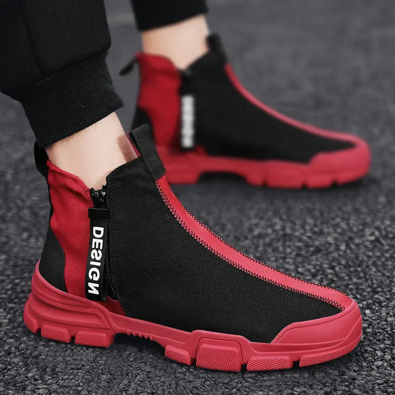 Mens Casual Shoes Sneakers Athletic Leisure Sports Fashion High Top Outdoor Gym null