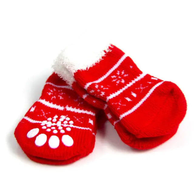Christmas dog socks null