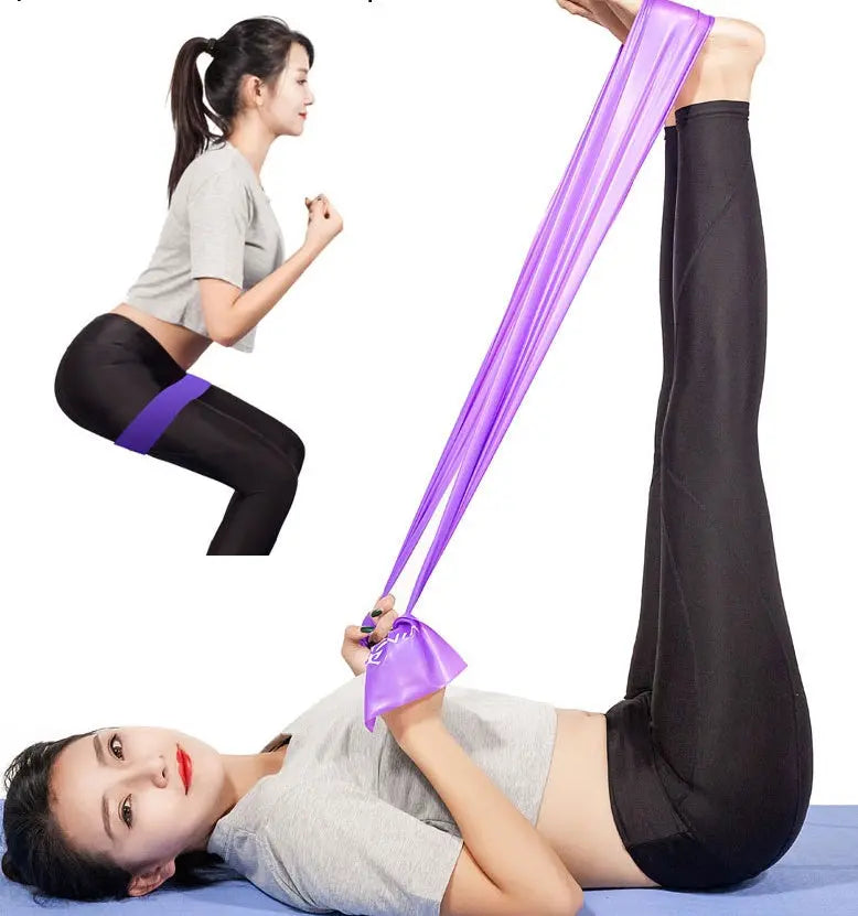 Yoga fitness resistance band null