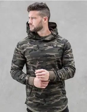 New Mens Camouflage Hoodies null