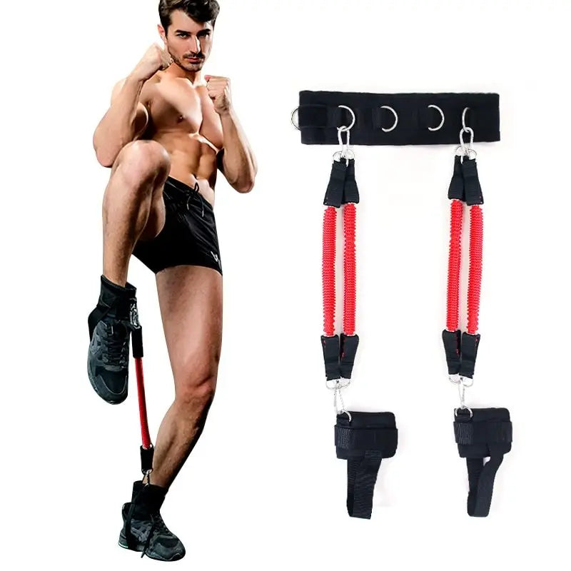 Resistance Rope Trainer for Springing Fitness null