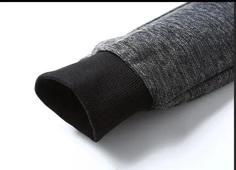 Dad Wears A Jacket With A Stand-up Collar And A Casual Jacket null