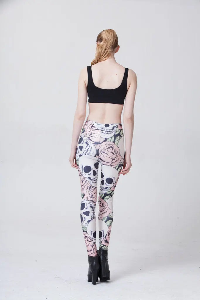 Skull leggings null