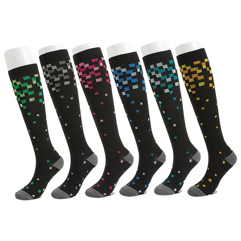 Cycling Socks, Sports Compression Socks, Mixable Compression Socks null