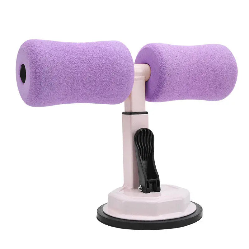 Sit-up Trainer Crunch Bar Floor Assistant Ankle Support Exercise Stand Padded Workout Equipment for Home Gym Gear null