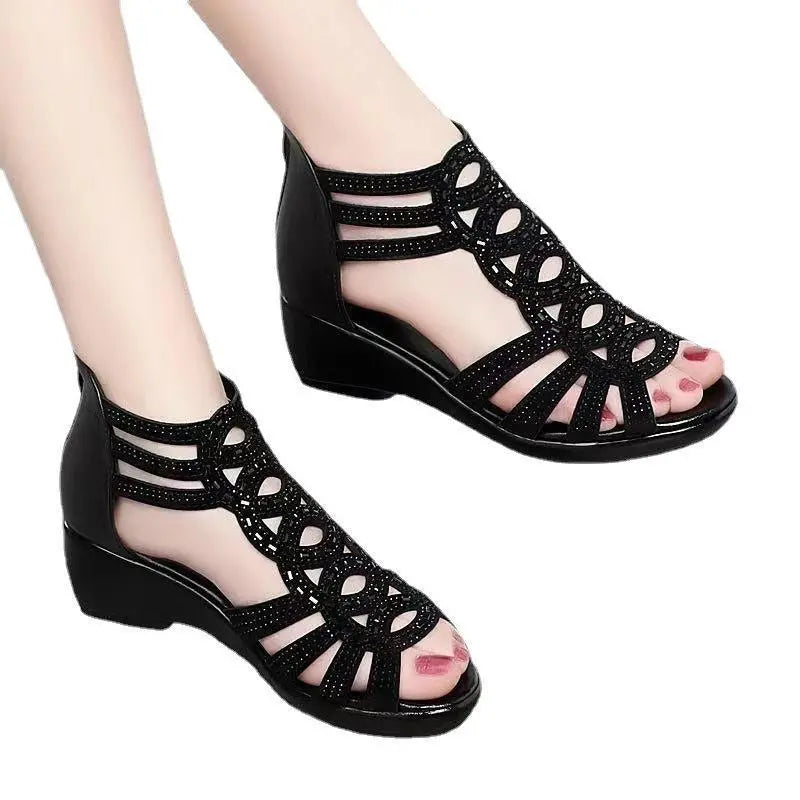 Ladies Soft Sandals Roman Shoes null