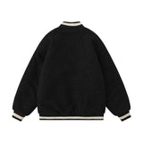 Lamb Wool Baseball Uniform Cotton Clothes Men