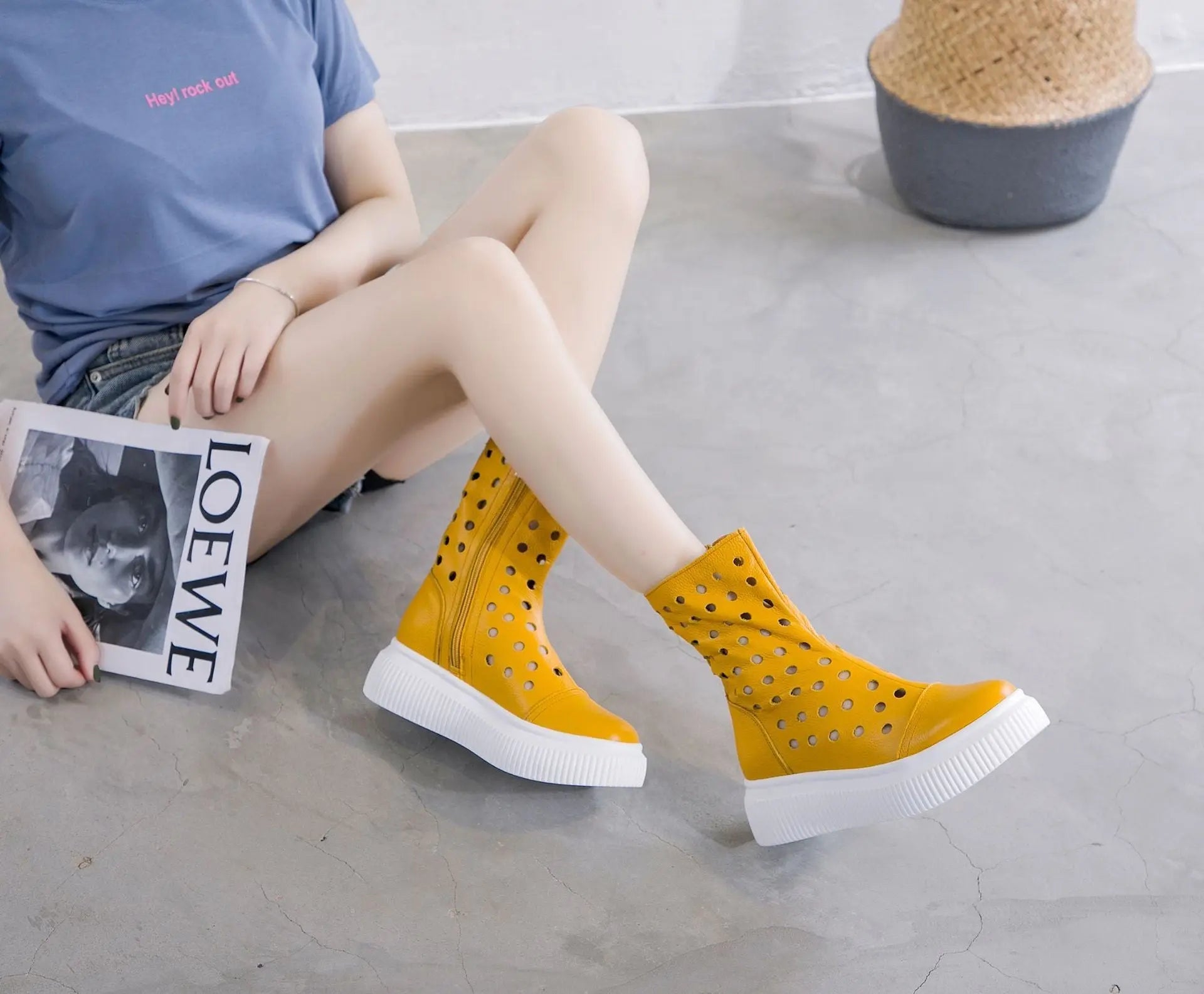 Ladies Fashion Personality Breathable Platform Shoes null