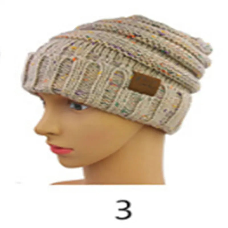 Unisex Outdoor Labeled Knitted Hat null