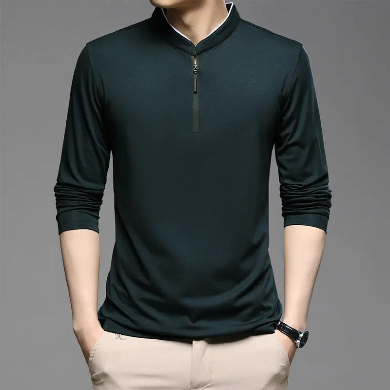Half High Collar Cotton Men Autumn Clothes null
