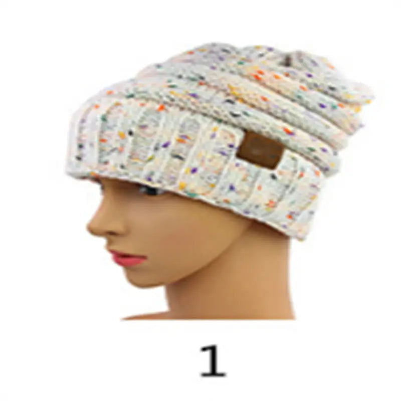 Unisex Outdoor Labeled Knitted Hat null