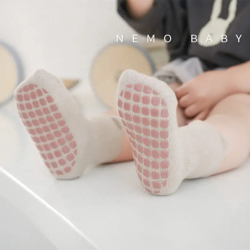 Baby Floor Socks, Indoor Toddler Socks, Autumn And Winter Combed null