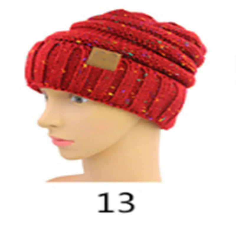 Unisex Outdoor Labeled Knitted Hat null