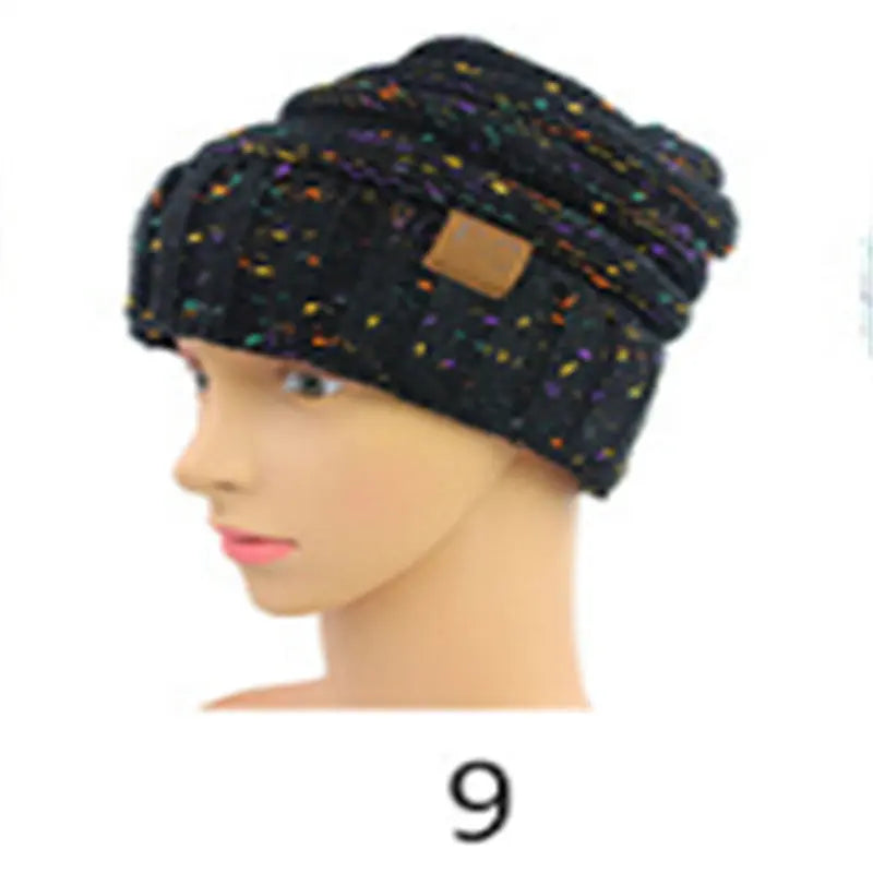 Unisex Outdoor Labeled Knitted Hat null